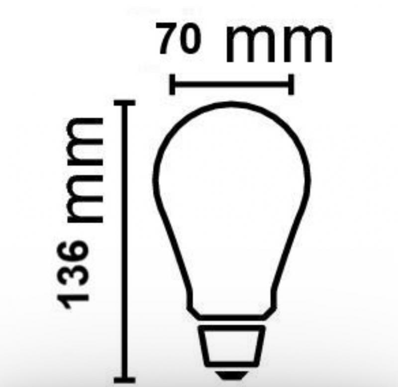Radium LED Star Klassik A 18W wie 150W 2452lm 3000K warmweiß E27 330° dimmbar – Art.-Nr. 44120858