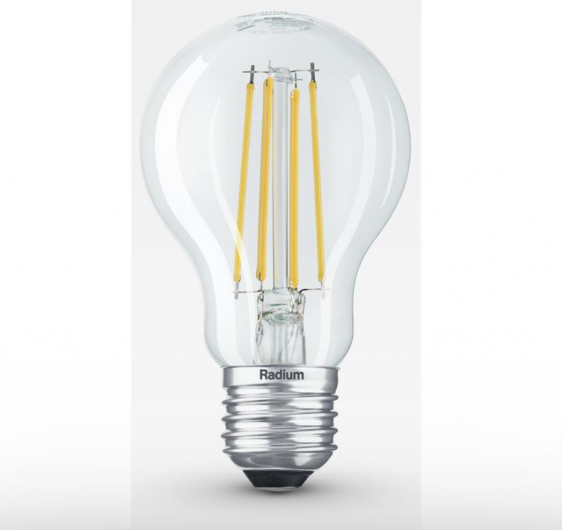 Radium LED Essence+ Klassik A Filament 3,8W wie 60W 806lm 2700K warmweiß E27 330° 108mm – Art.-Nr. 44225332