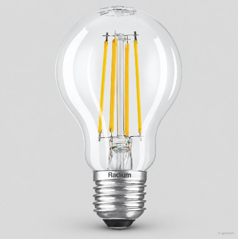Radium LED Star+ Klassik A Filament 4W wie 60W E27 840lm 2700K warmweiß klar 330° dimmbar