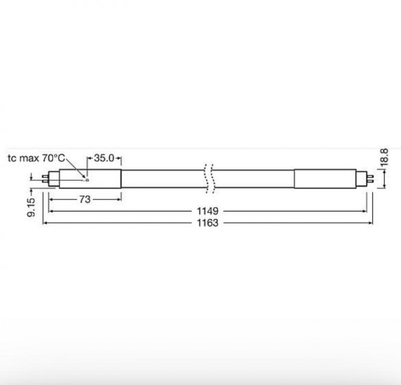 Radium LED Star T5-RetroFit AC 16W wie 28W 2400lm 4000K neutralweiß G5 1150mm 230V