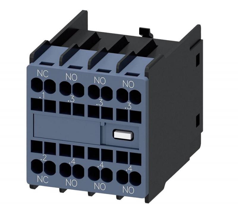 Siemens SIRIUS Hilfsschalterblock 3RH2911-2HA31 3S+1Ö Federzuganschluss für 3RT2/3RH2