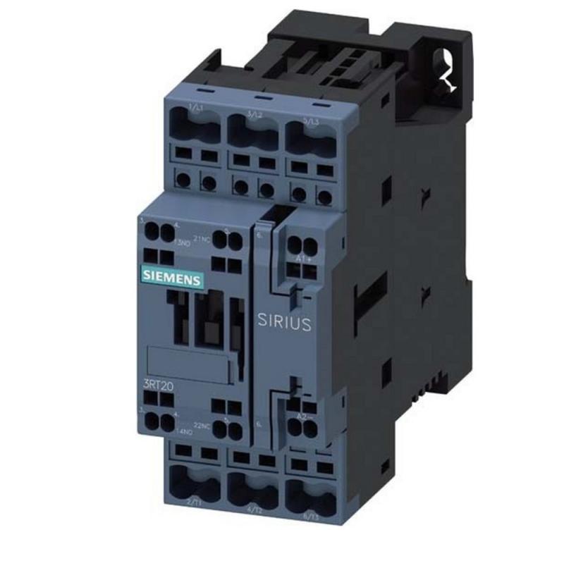 Siemens SIRIUS Bahnschütz 3RT2025-2XB40-0LA2 17A 7,5kW 24V DC S0 Federzuganschluss