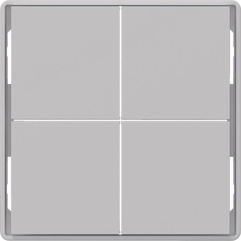 Berker 81182024 Tasten f.Tast.modul,4f,Q.x,alu