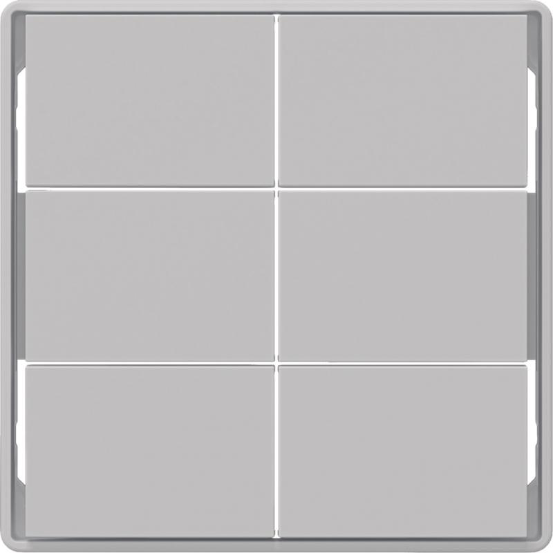 Berker 81183024 Tasten f.Tast.modul,6f,Q.x,alu