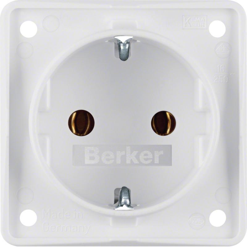 Berker 947782502 Steckdose SCHUKO Integro Einsätze pw