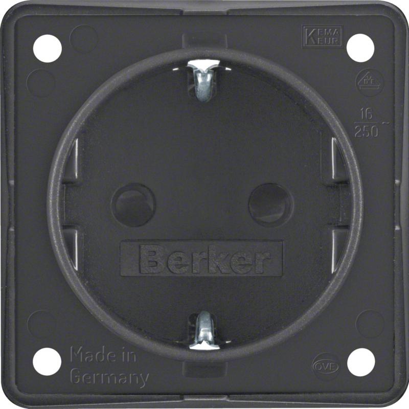 Berker 947792505 Steckdose SCHUKO eh BS anthrazit matt