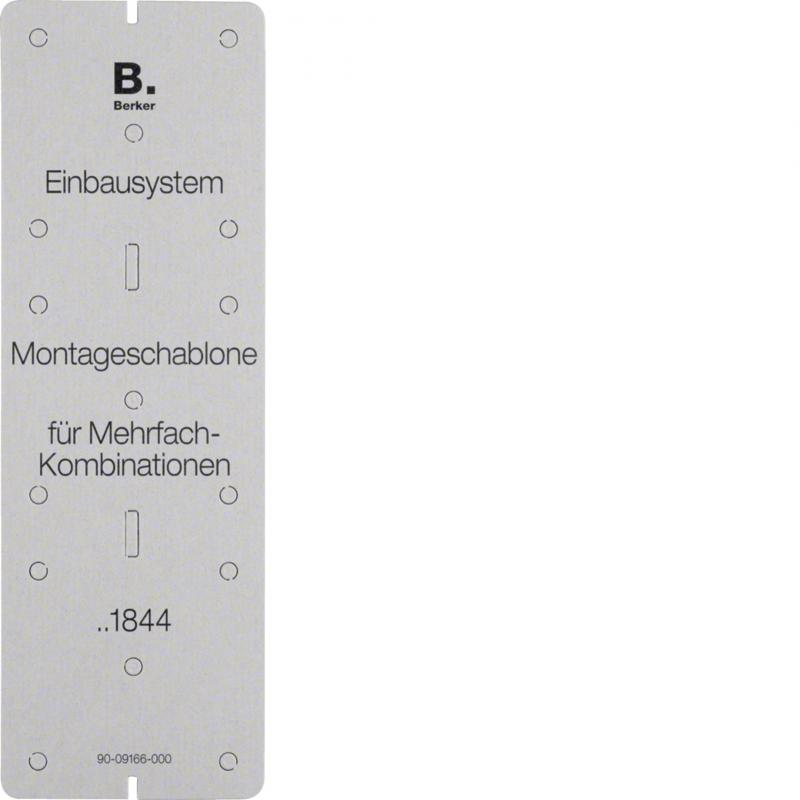 Berker 91844 Montageschablone 3fach