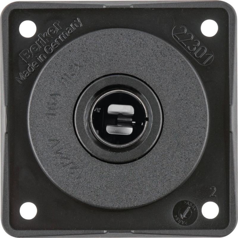 Berker 9451705 12V Steckdose Integro schwarz matt