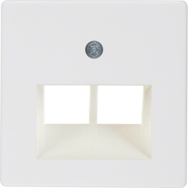 Berker 146909 Z-Platte UAE 2fach F /CT pw
