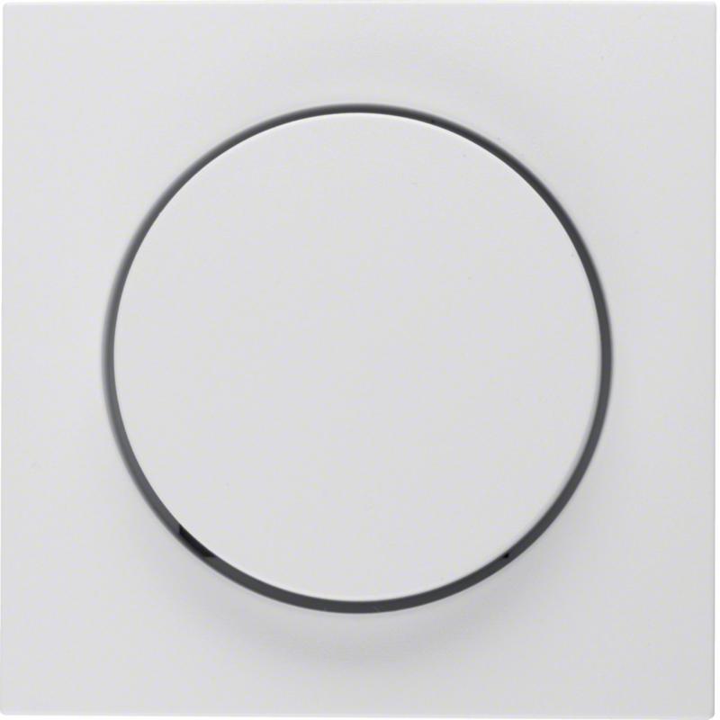 Berker 11371909 Zentralstück mit Regulierknopf für Drehdimmer S.1/B.3/B.7 polarw