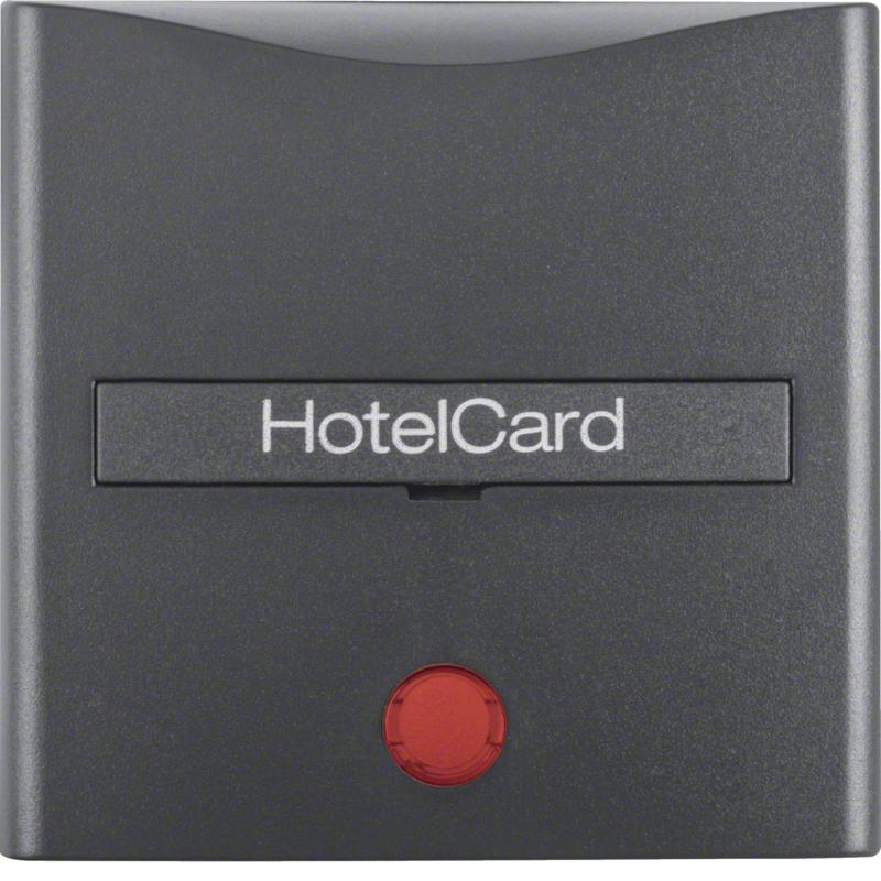 Berker 16401606 Hotelcard-Schata m AD u rot Lins B3/7 an