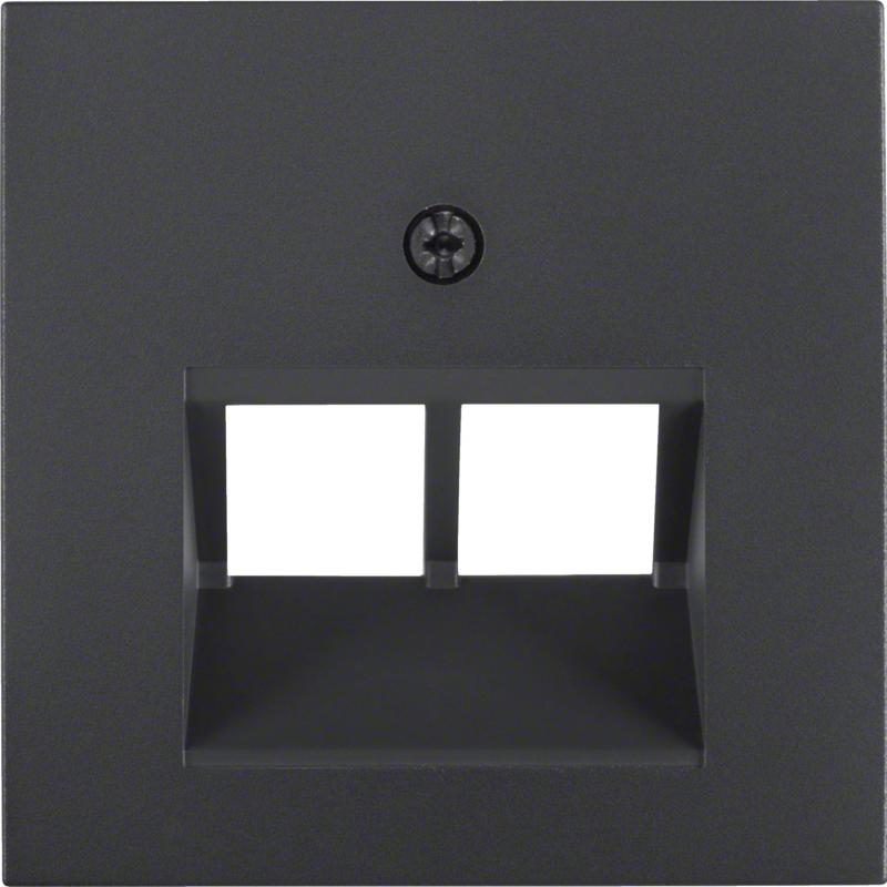 Berker 14091606 Zentralstück f UAE Std. 2f B.3/B.7 anth
