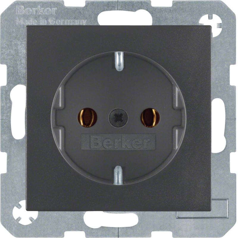 Berker 47431606 Steckdose SCHUKO S.1/B.3/B.7 anthrazit, matt