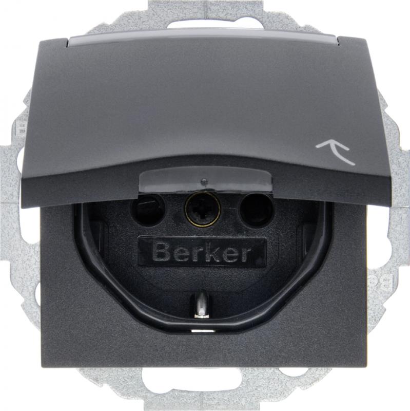 Berker 47461606 Steckdose SCHUKO m KD BSF BS S.1/B.x ant