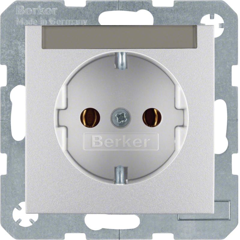 Berker 47501404 Steckdose SCHUKO m BF S.1/B.x alu matt