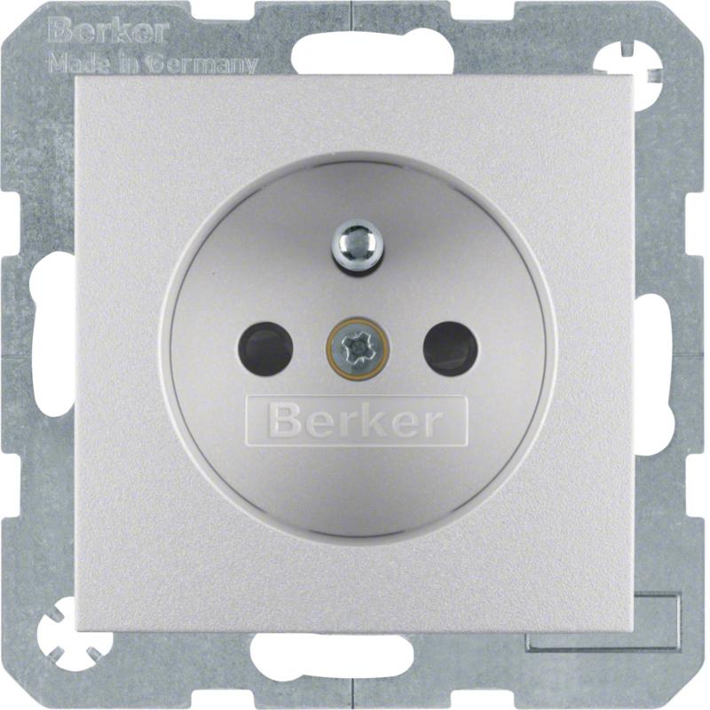 Berker 6765761404 Steckdose m SK-Stift erh. BS S.1/B.x alu