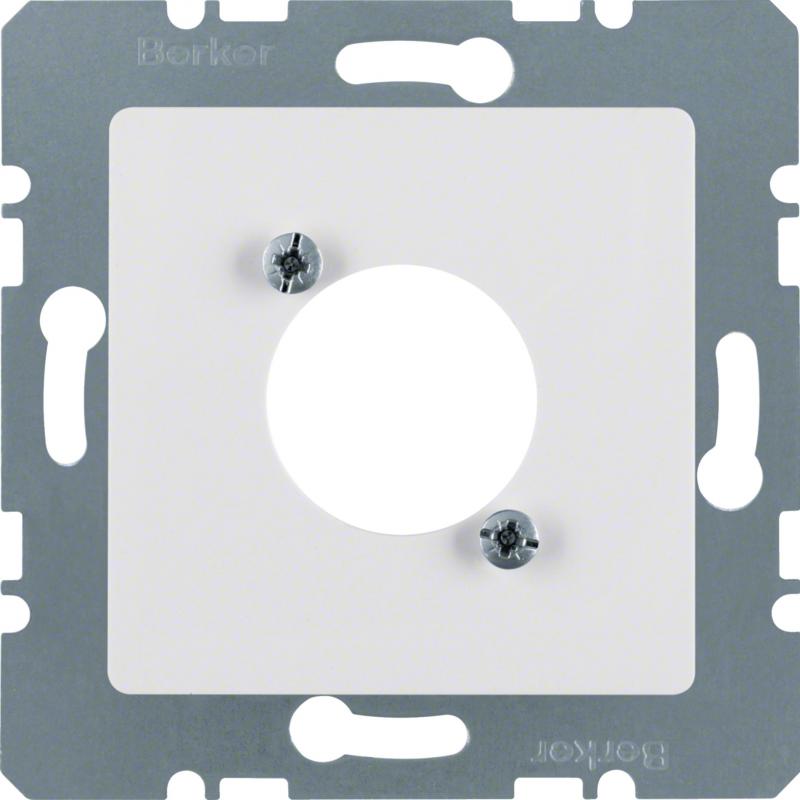 Berker 141209 Zentralplatte für XLR-D-Serie pw glän