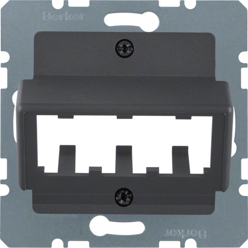 Berker 14271606 Zentralplatte f 3 MINI-COM Module ZP ant