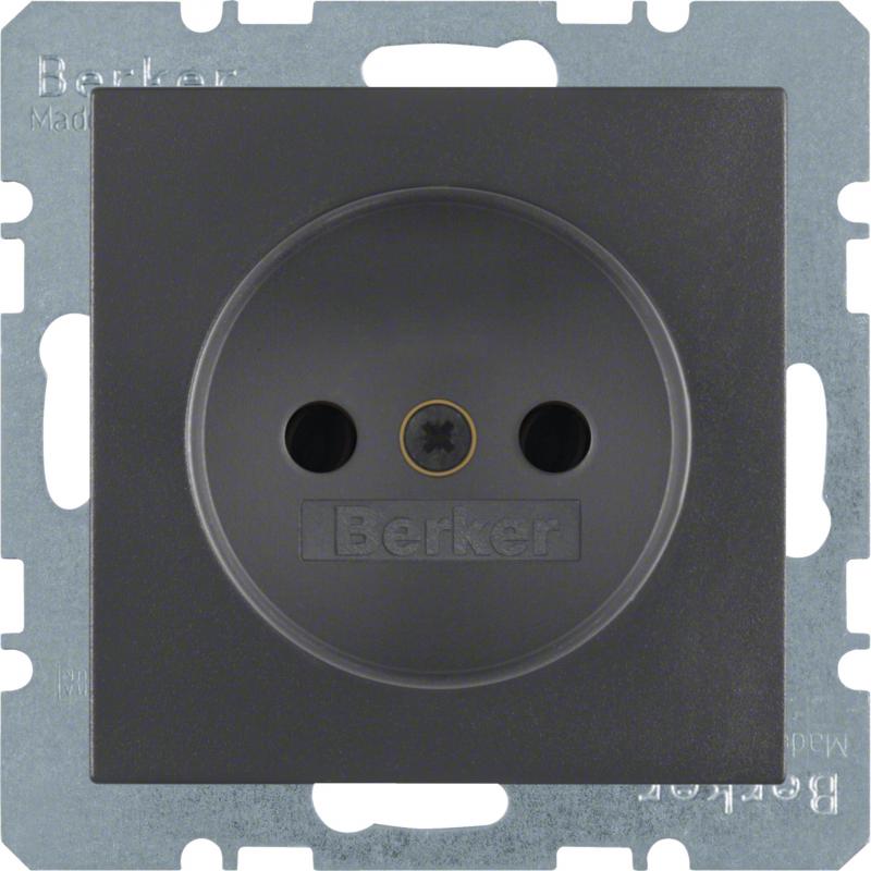 Berker 6167331606 Steckdose ohne SK m erh. BS S.1/B.x anth