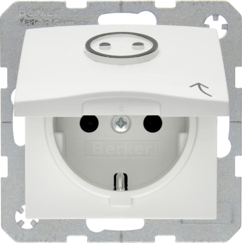 Berker 47861949 Steckdose SCHUKO m KD ab-Sym S.1/B.x pw