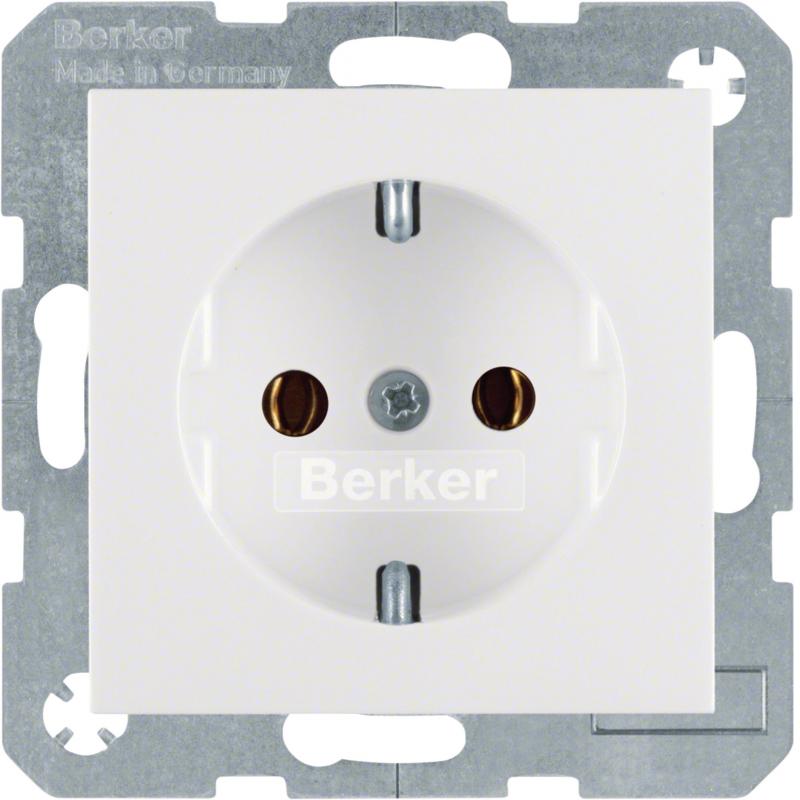 Berker 41431909 Steckdose SCHUKO S.1/B.3/B.7 polarweiß