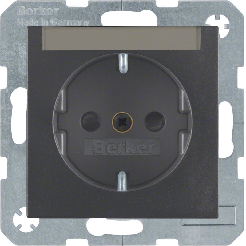 Berker 41491606 Steckdose SCHUKO BSF erh BS S.1/B.x anth