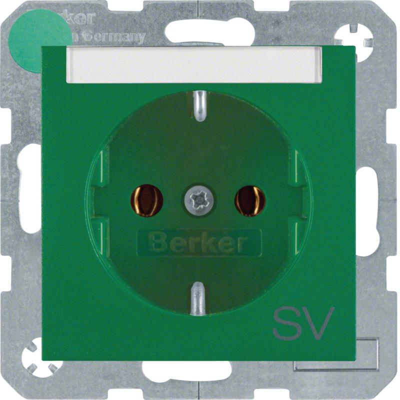 Berker 47501913 Steckdose SCHUKO m BF u Druck S1/B3/7 gü