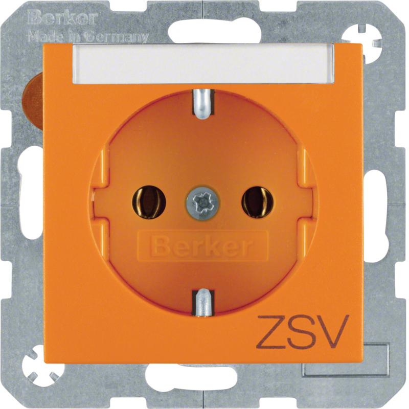 Berker 47501914 Steckdose SCHUKO m BF u Druck S1/B3/7 or