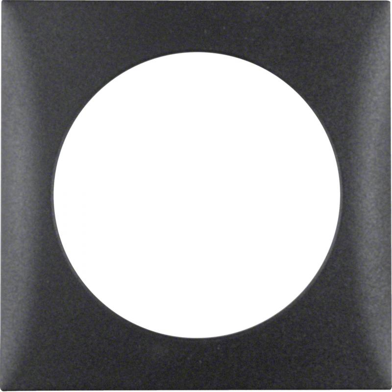 Berker 918272505 Rahmen 1-fach, Serie Integro Flow, anthrazit matt