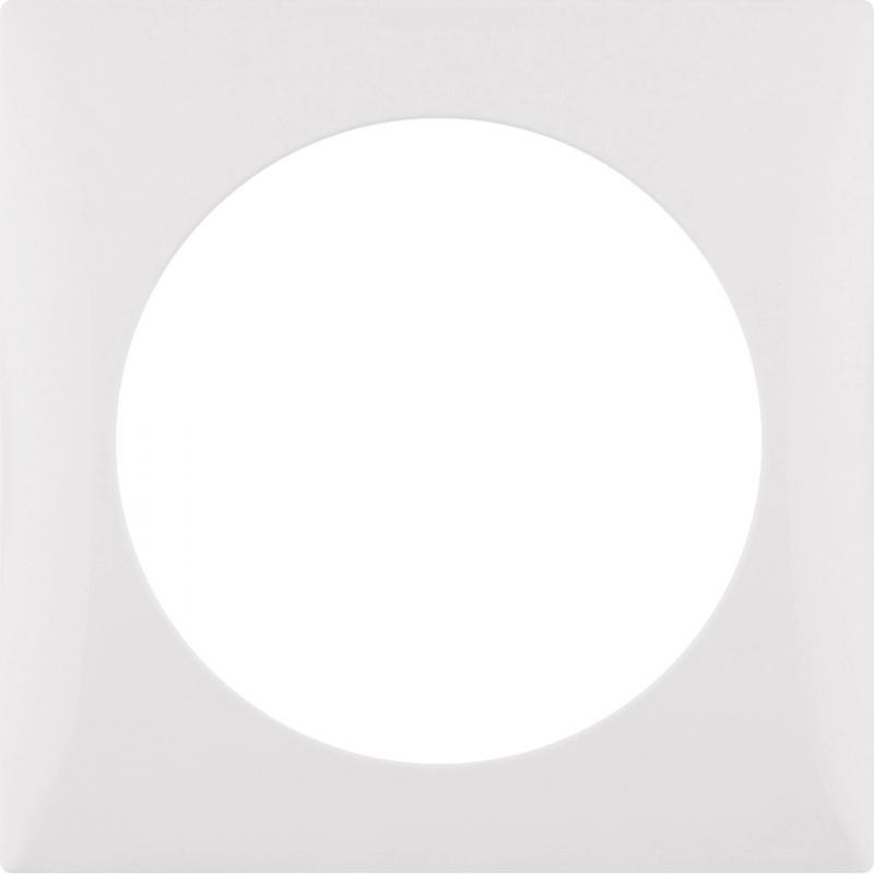 Berker 918272509 Rahmen 1fach Integro Flow polarweiß glän