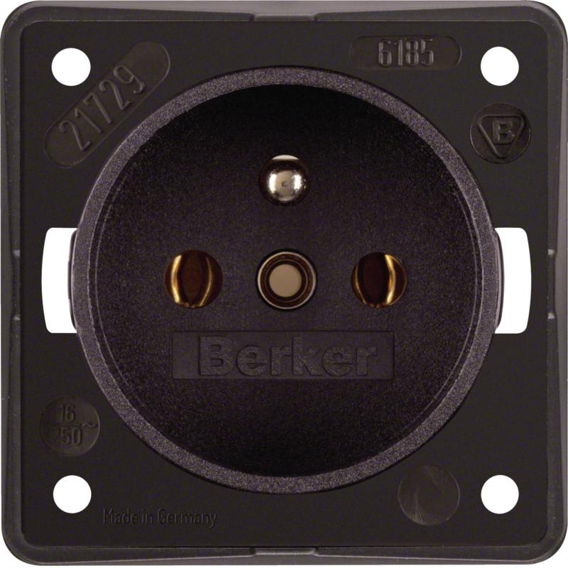 Berker 961852501 Steckdose mit SK-Stift ITG Eins braun ma