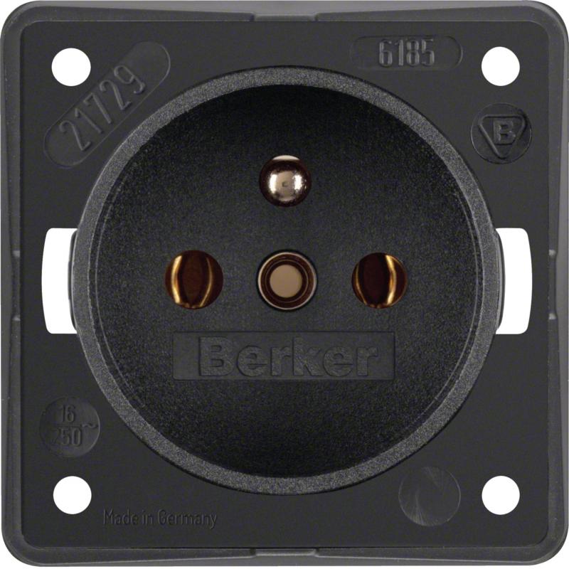 Berker 961852505 Steckdose mit SK-Stift ITG Eins anth ma