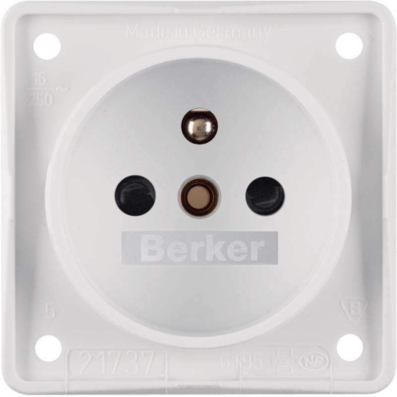 Berker 961952502 Steckdose mit SK-Stift ITG eh BS pw matt