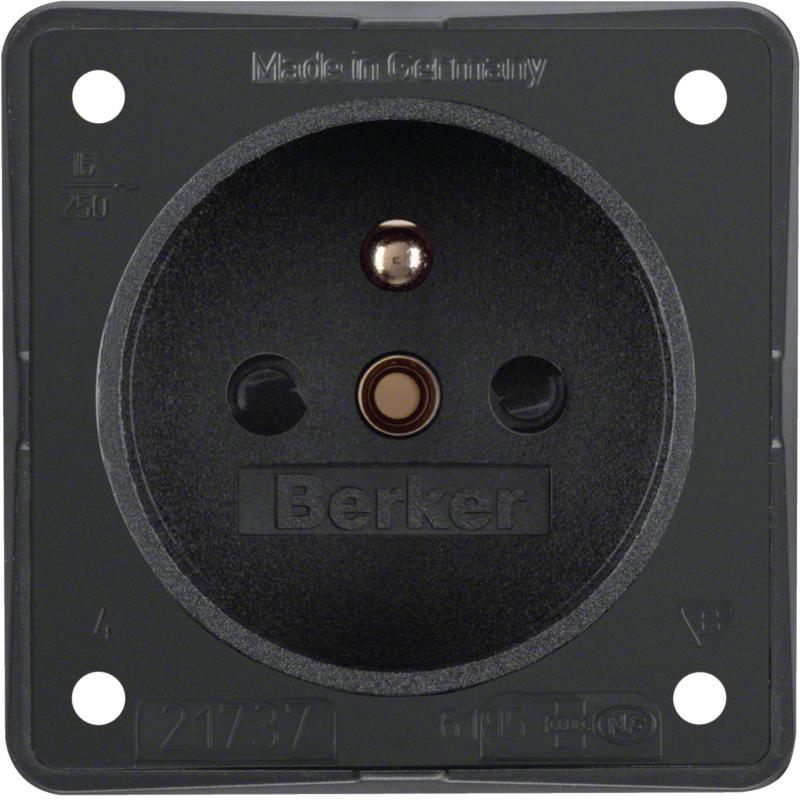 Berker 961952505 Steckdose mit SK-Stift ITG eh BS anth ma