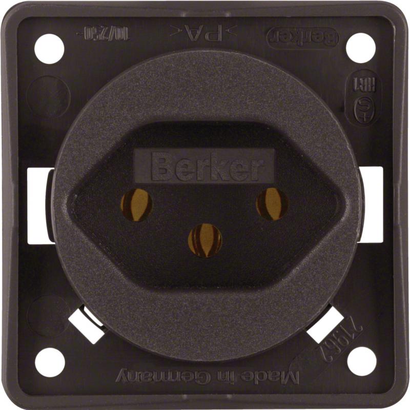 Berker 962492501 Steckdose mit SK CH Typ 13 ITG braun