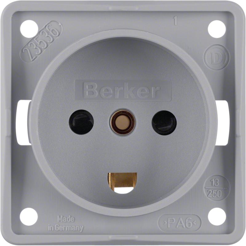 Berker 962722506 Steckdose mit SK Dänemark erh BS ITG gr