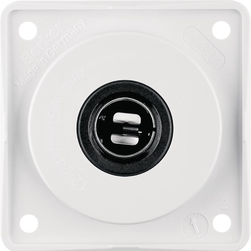 Berker 945172509 12V Steckdose Integro polarweiß glänz.