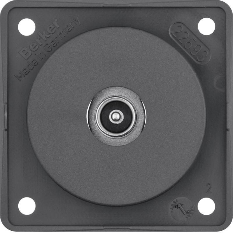 Berker 945112515 Antennen Verbinderdose TV ITG Eins anth