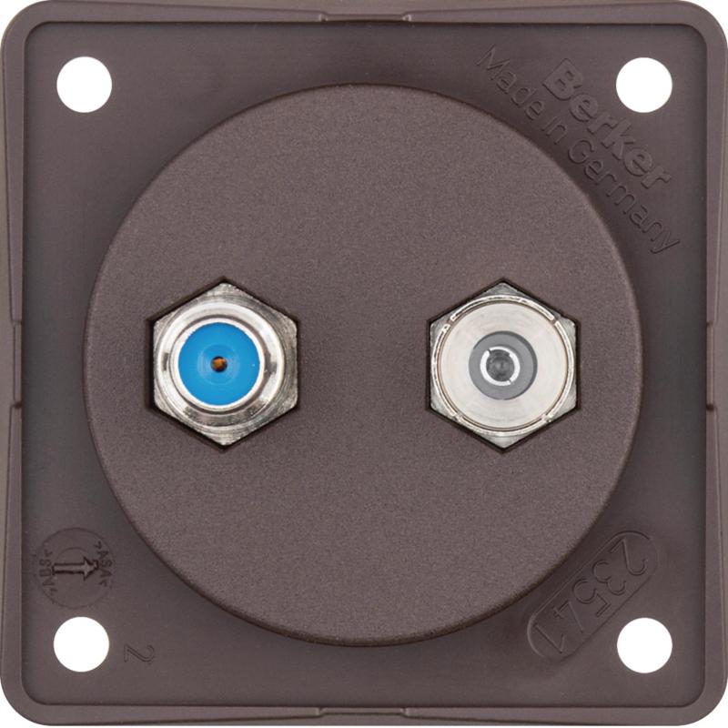 Berker 945602501 Antennen Verbinderdose Radio/SAT ITG br
