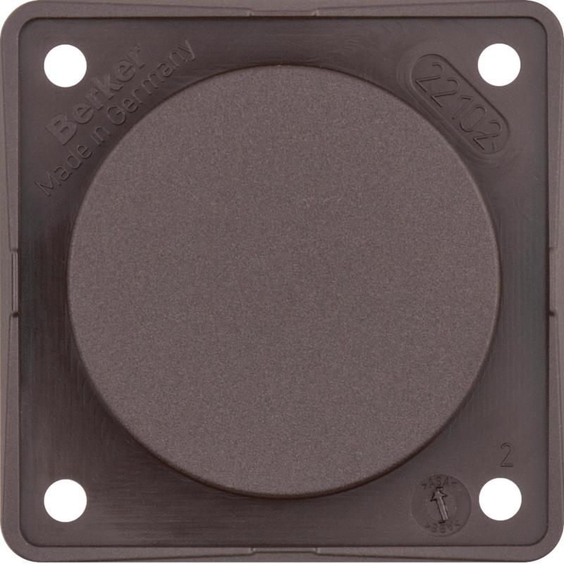 Berker 945162501 Blindverschluss ITG Flow/Classic braun