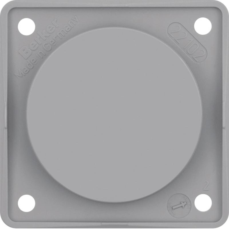 Berker 945162507 Blindverschluss ITG Flow/Classic grau gl