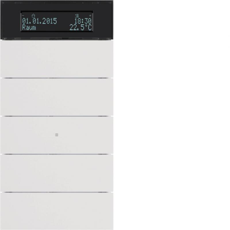 Berker 75665599 Tastsensor 5f m Te.reg Disp B.IQ pw matt