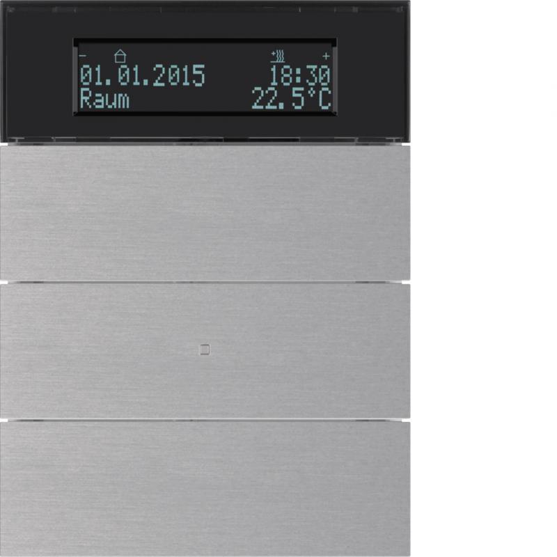 Berker 75663594 Tastsensor 3f m Te.reg Disp B.IQ Alu