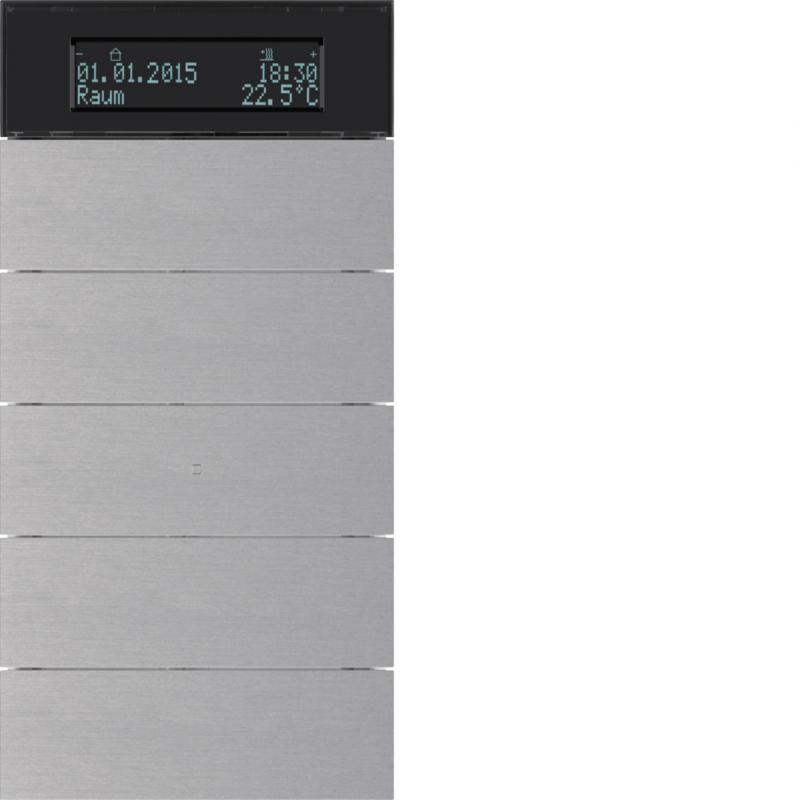Berker 75665594 Tastsensor 5f m Te.reg u Disp B.IQ Alu
