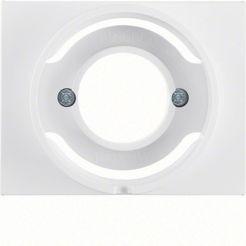 Berker 11677009 Zentralstück für Lichtsig E14 K.1 polarw