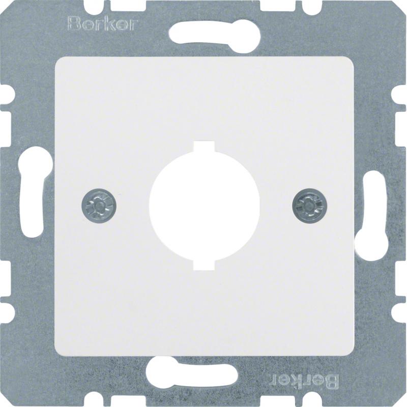 Berker 143109 Z-Platte f BG 18,8mm O Kr Zs pw hgl