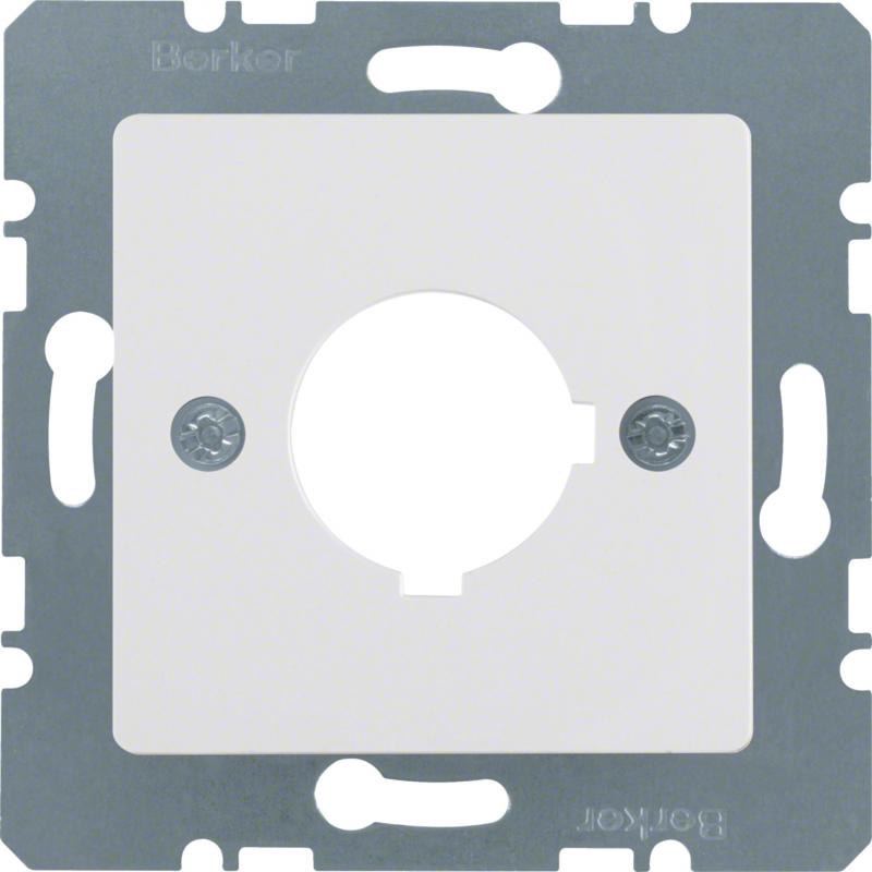 Berker 143209 Z-Platte f BG 22,5mm O Kr Zs pw hgl