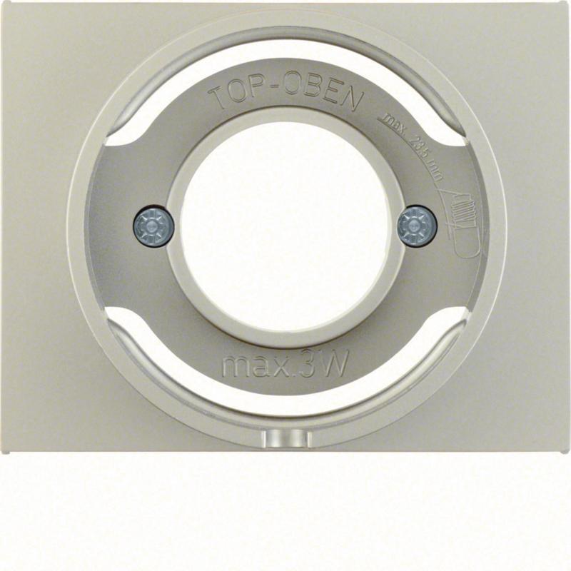 Berker 11677004 Zentralstück für Lichtsig E14 K.5 Edels