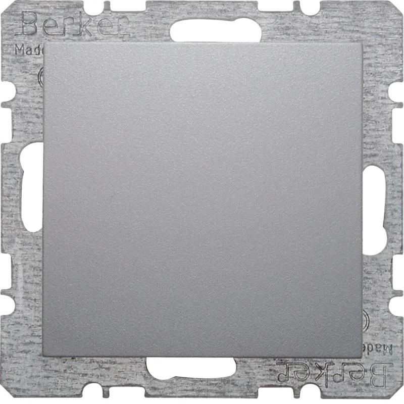 Berker 6710091404 Blindverschluss m Z.stück B.7 alu matt