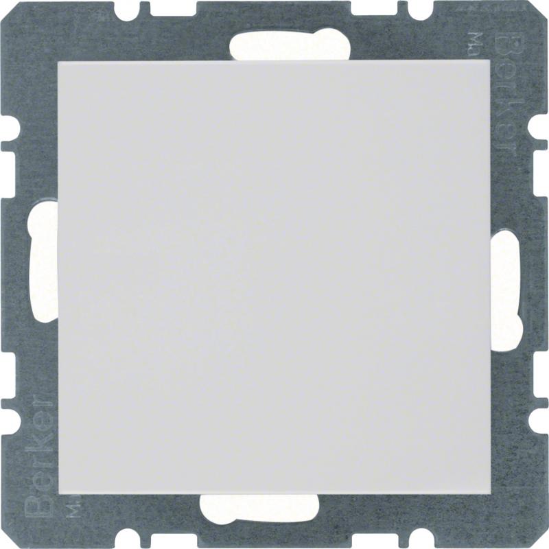 Berker 10098989 Blindverschluss mit Zentralstück, Berker Serie S.x / B.x, polarw
